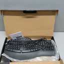 Perixx PERIBOARD-512B Wired Ergonomic Keyboard - Split Keyboard, Wrist Rest, Natural Typing - Wired USB Connectivity - US English - Black