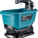 Salt Spreader for Makita 18V LXT Li-ion Battery,Handheld Seed and Fertilizer Power Spreader. Year-Round Coverage for Grass Seeds, Rock Salt, ice melt Seasons（Tool only）