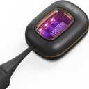 YourMate Rechargeable UVC Toothbrush Sanitizer Case Pro Compatible with Electric Toothbrush Heads/Regular Toothbrushes Travel Toothbrush Covers Case Magnetic Holder for Household/Traveling Black