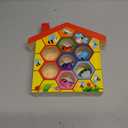 Montessori Toys for 3 Year Old, Toddler Fine Motor Skill Toy, Bee to Hive Matching Game, Color Sorting Matching Toy, Preschool Educational Learning Gift