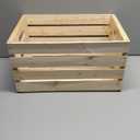 Shelve Wood Crate, 18x12.5in