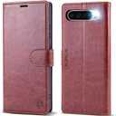 Wallet Case for Google Pixel 10 Pro XL 5G, RFID Blocking Credit Card Holder, PU Leather Folio Flip Kickstand Protective Shockproof Cover for Pixel 10 Pro XL(Brown)