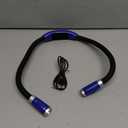 Vekkia Rechargeable LED Neck Reading Light, Book Lights for Reading in Bed, 3 Brightness Levels, Flexible Soft Silicone Arms Comfortable Wear, Long Lasting. Great for Readers, Craft & Knitting