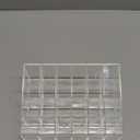 Lipstick Organizer, Small Clear Plastic Compact Lip Gloss Chapstick Perfume Sample Mascara Holder with 24 Slots