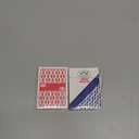 Ben Niu Plastic Playing Cards 2 Pack with Black Cut Card, Waterproof PVC Poker Cards for Texas Holdem, Jumbo Index Standard Size Deck of Cards, Shuffler Friendly - Red & Blue