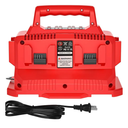Replacement for Milwaukee 6-Ports 18V Rapid Battery Charger Station,18V Battery Charger 48-59-1806 59-1804,Compatible with Mil Waukee 14.4V-18V Battery 48-11-1850 11-1840 11-1815 11-1828 11-1860