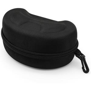Ski Goggles Case, Hard EVA Ski Glasses Case with Aluminum Bag Hook -Lightweight Travel Carrying ski goggle case (X-Large)