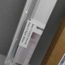 Aluminum Mini Blinds for Indoor Windows Cordless 1In No Holes 100% Privacy Protection L-Shaped Slats Room Darkening Horizontal Window Blinds for Office,Home, White, Size: 21"W x 64"H