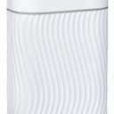 steo spce Automatic Motion Sensor Bathroom Small Trash Can with Lid, 2.6 Gallon Touchless Slim Garbage Can, Smart Waterproof Trash Bin for Bedroom, Restroom, Living Room, Office (White Grey)