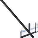 1.25 inch Diameter Sliding Door Security Bar, 17.1-40 Inch Adjustable Sliding Glass Patio Door Security Bar, Black Sliding Door Lock Bar with Rubber Tips, Window Security Bar for Home