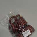 20 Pack Wooden Drapery Curtain Rod Rings with Clips 3 Inch Outer Diameter Natural Farmhouse Beech Wood Carved Drapes Rings 1.8 Inch Interior Diameter for 1-1.5 Inch Curtain Rod Pole (Retro Brown)