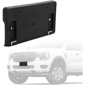 Front License Plate Frame Compatible with Ford Ranger 2024 2025 2026(Exclude Raptor), Bumper License Frame Holder Mounting Bracket, Replace # N1WZ17A385N FO1068206