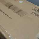 Freestanding Pet Gate with Door, Tall Dog Gate for House, Extra Wide, Pet Puppy Safety Fence, Support Feet Included, 120 Inch Wide, 6 Panels 32" Tall, White & Black