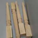 29 Inch Wood Table Legs Unfinished Wooden Coffee Table Legs for Furniture Set of 4 Unfinished Wood Furniture Legs DIY Bench/Desk/Dinning Table (29 Inch)