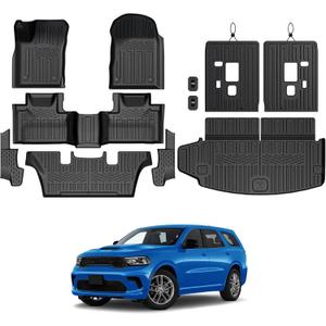 Floor Mats for 2016-2027 Dodge Durango 6-Seats Accessories