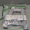 ACKO Folding Step Stool Foldable 16 Inch 400 lbs Capacity, Plastic Stools for Adults and Kids, Collapsible Stools for Kitchen, Stepping Stool with Handle(Grey) (Gray)