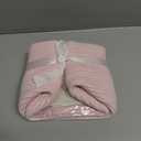Baby Diaper Caddy Organizer for Girl Boy Rope Nursery Storage Bin Basket Portable Holder Tote Bag for Changing Table Car Travel Baby Shower Gifts Newborn Essentials Registry Must Have Items Pink