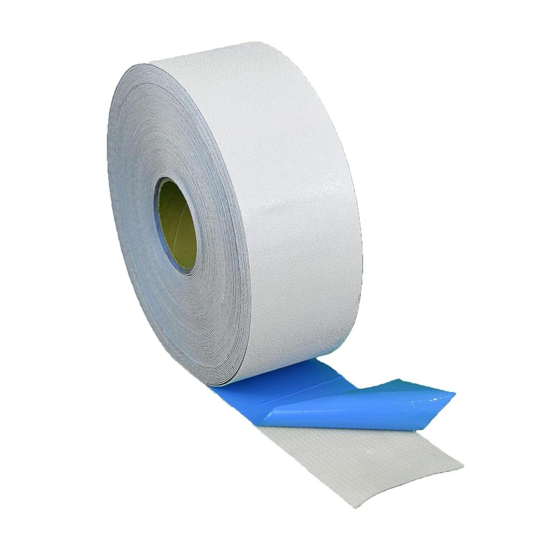 SCYSYSL Reflective Pavement Marking Tape, Slip-Resistant & Durable. Heavy-Duty Rubber Base for Outdoors. Ideal for Driveways, Walkways & Parking Areas (White, 4 Inch X 148 Feet)
