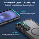 Teayoha for Samsung Galaxy S25-Plus Case, Translucent Matte Back Compatible with Magsafe Magnetic Slim Shockproof Protective Case with Lanyard Strap Phone Cover for S25+ 5G 6.7-inch, Green