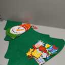 jollylife 3ft DIY Felt Christmas Tree Set + Snowman Advent Calendar - Xmas Decorations Wall Hanging 33 Ornaments Kids Gifts Party Supplies