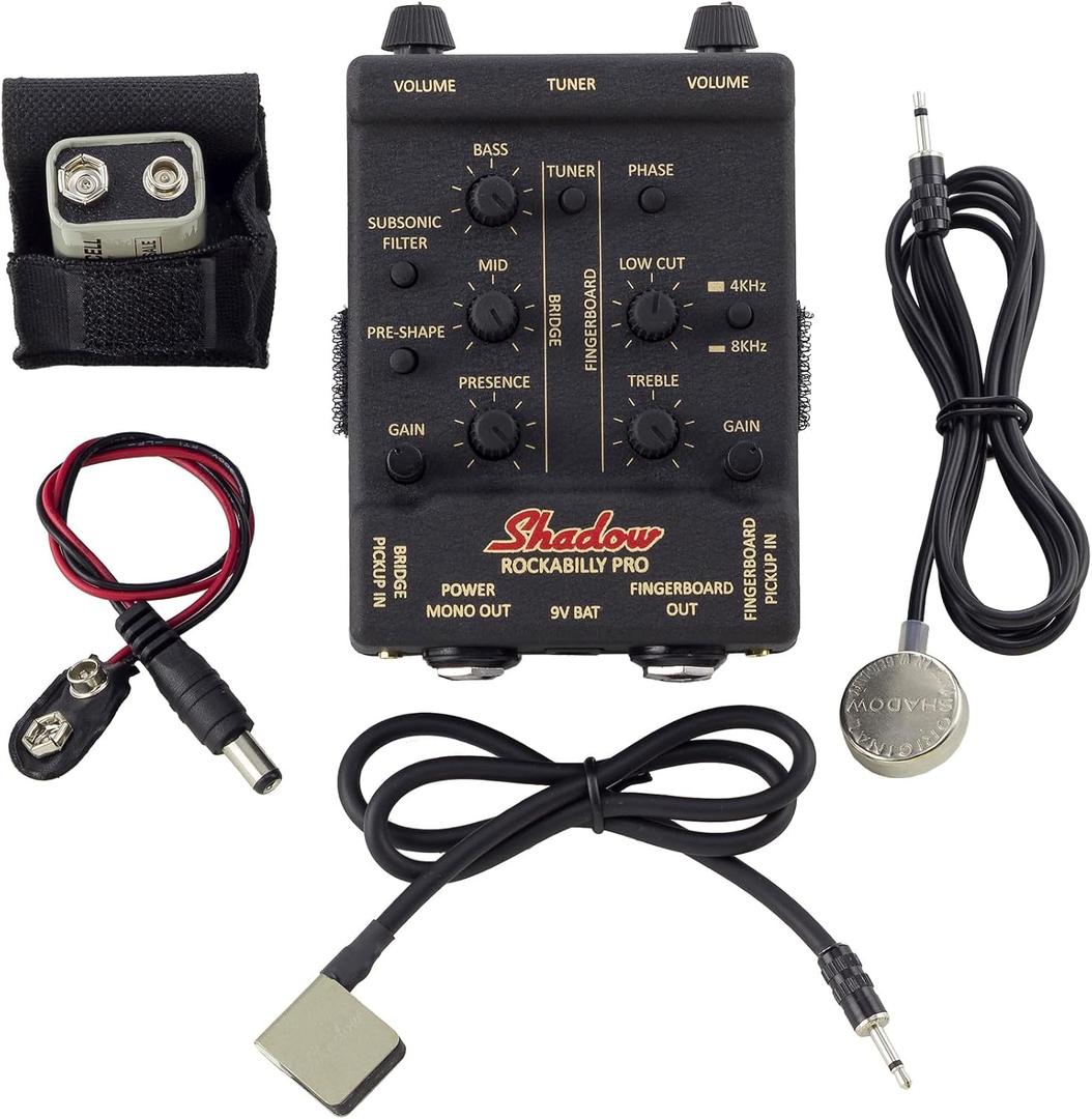 Shadow RB-PRO Rockabilly Pro Upright Bass Pickup & Preamp