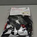 Morph Light Up Mask Kids Jester Costume Evil Clown Scary Halloween Outfit for Boys and Girls (Medium)