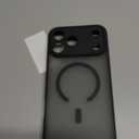 Designed for iPhone 17 Pro Max Case, Compatible with MagSafe, [Camera Protection] [15FT Military Drop Protection] Shockproof Translucent Matte Anti-Slip Phone Case, 6.9", Black