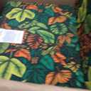 HARBOREST Outdoor Chair Cushions Set of 4, Water Resistant Patio Chair Cushions with Ties, Square Corner Outdoor Seat Cushions for Patio Furniture, 18.5"x16"x3", Colored Leaf