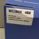 MasaiMara 138X 138A High Capacity with Chip Compatible Toner Cartridges Replacement for HP W1380X W1380A LaserJet Pro 3001dw 3001dn 3001fdw MFP 3101fdw MFP 3101fdn Printer (Black, 4-Pack)