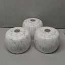 3 Pack 5.44 Inch Painting Glass Lamp Shade Pendant Ceiling Chandelier Wall Sconce Light Replacement Painting Glass Shade Fixture Over Sink Kitchen Island