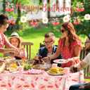 170 PCS Cherry Birthday Party Supplies Serves with 24 Includes Plates and Napkins,Banners,Cups and Tablecloth, Birthday Decorations(Cherry)