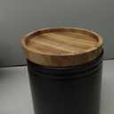 DOWAN 7.2 Extra Large Utensil Holder, Farmhouse Utensil Holder for Kitchen Counter, Ceramic Utensil Crock with Protection Cork Mat, Utensil Storage for Kitchen Decor & Housewarming Gift, Matte Black