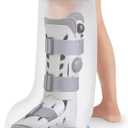 Waterproof Extra Wide Leg Cast Cover for Shower Adults, Extra Large Leg Shower Cover with Non-Slip Bottom, Watertight Foot Protector for Plus Size Adults Surgery Shower Boot