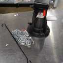 Fifth Wheel to Gooseneck Cushioned Trailer Hitch Adapter - 12" to 16" Adjustable Height Converter Gooseneck Trailer Hitch Adapter (Black)