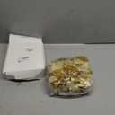 WILLBOND 36 Pieces Christmas Poinsettia Glitter Faux Flowers Christmas Artificial Flowers Tree Ornaments Topper Xmas Decorations(Gold)