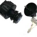 Ignition Key Switch Compatible with Po-laris Sportsman 400 500 570 600 700 800 Ranger 400 425 500 570 700 800 900 1000 RZR 570 800 900 XP 1000 Replace 4011002 4012165 Off/on/Start 3 Position
