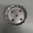 Heavy Duty 90.2mm 15Flutes Oil Filter Wrench Compatible with Land Rover and Jaguar - Fits 3.0L & 5.0L Gas Engines