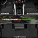 Floor Mats & Trunk Mat & Backrest Mats for 2026 Honda Passport