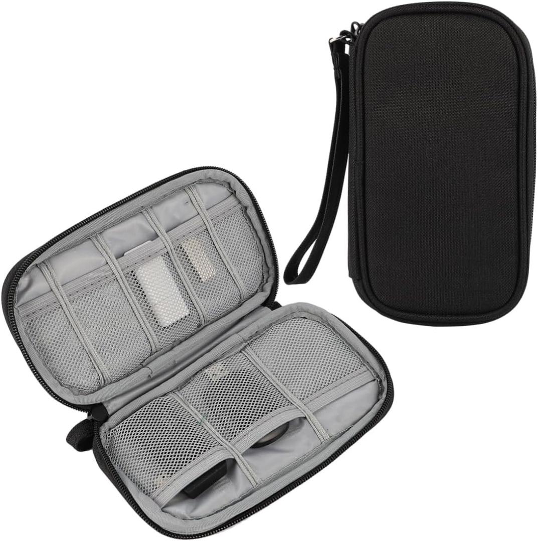 USB Flash Drive Holder Organizer Compact Electronics Travel Pouch Shockproof Bag Lightweight for Backpack Protect Your Devices