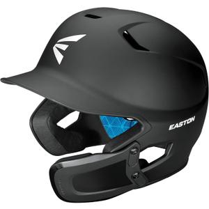Easton Z5 2.0 Baseball Batting Helmet | Reversible Jaw Guard Included (JR (6 1/2 - 7 1/8), Matte Black)
