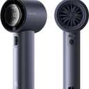 JISULIFE Portable Handheld Fan,Speed(1-100) Adjustable Turbo Mini and 3600mAh Battery Rechargeable Personal Fan,Digital Display,Gifts for Women Men Travel/Camping/Outdoor-Blue