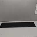 1'' Rise Solid Rubber Wheelchair Ramp,Threshold Ramp Used for Thresholds,Doorways and Bathroom (High:1 Inch(Pack of 1)) Black