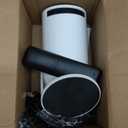 Mini Projector with WiFi 6 and Smart TV OS, Portable Projector 4K support, Home bedroom video projector, Bluetooth & Auto Vertical Keystone 180Rotatable Proyector[Built-in App] (S100) (White)