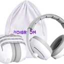 Baby Headphones for Noise, 2-in-1 Baby Ear Muffs Noise Protection for Ages 0-48 Months (White)