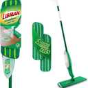 Libman Freedom Spray Mop Kit | Microfiber Mop | Household Essentials | Hardwood Floor Cleaner | Wall Mop | 24 Oz Reservoir Tank | Two Extra Replacement Heads Included