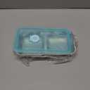 Stainless Steel Snack Containers, 2 Compartment Bento Box with Lids  Reusable, Leakproof, for Snacks Dips Travel and Outdoor Camping (1)