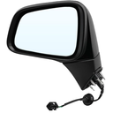 Gloss Black Driver Side Mirror 3 Pins Compatible with 2017-2022 Trax w/Manual Folding and Power Glass GM1320578 (Left)