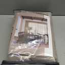 Burlywood Linen Pinch Pleated Curtains 90 Inch Length 2 Panels for Living Room Pinch Pleat Curtains Back Tab Light Filtering Tan Taupe Semi Sheer Neutral Drape for Bedroom Dining Room Window 40x90
