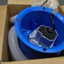 KimFilter Transparent 1000 GPH Above Ground Pool Filter Pump Easy Cartridge Status Viewing | Powerful Pool Cartridge Filter Pump System | Enhanced Circulation & Filtration for Crystal-Clear Water