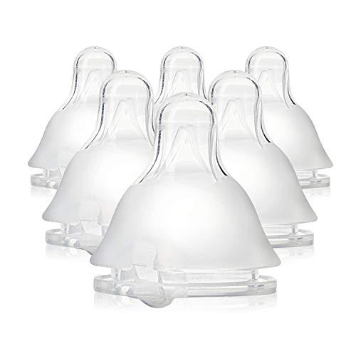 Evenflo Balance Plus Standard Neck Nipples for use with Evenflo Balance Plus Standard Neck Bottles, Medium Flow for 3 Months and up, 8-Pack
